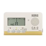 Korg - CA-2 Chromatic Digital Tuner for Stringed, Woodwind and Brass Instruments - White