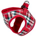 Bunty Medium Dog Harness & Puppy Harness - Durable Lightweight Design, Breathable Comfy Padded, Reflective Trim - Anti Pull Dog Harness Medium, Lead Attachment, Easy Fit - Tartan