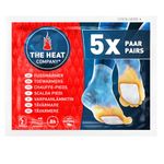 THE HEAT COMPANY Toewarmers - 5 Pairs - EXTRA WARM - Adhesive - Foot Warmers - 8 Hours Warm Feet - Instant Heat - Air Activated - Purely Natural