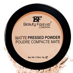 Beauty Forever Matte Pressed Powder, Oil Free & Lightweight, 8gms (03A Silky Beige)