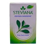 Steviana Zero-Calorie Stevia Sweetener, 50 Sachets Box ( 50 X 2.5g ), 125g