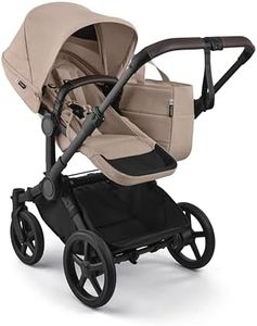 Bugaboo Donkey 6 Single-to-Double Convertible Stroller – Side-by-Side All-Terrain Double Stroller for Newborn and Toddler with XL Storage Basket & Easy One-Hand Steering – Desert Taupe Melange