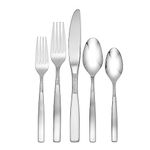 Oneida T222053AL20 Camlynn 53-Piece Everyday Flatware Set, Service for 8