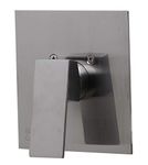 ALFI brand AB5501 Shower Valve Mixer with Square Lever Handle, Brushed Nickel