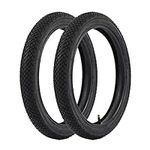 Kids Bike Tire(2 of Sets) 2.125" Width 12/14/16/18" Rubber Tyre Bicycle Replacement Accessories Compatible with RoyalBaby, Joystar, and Dynacraft, Huffy