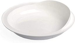 Providence Spillproof 9" Scoop Plate High-Low Adaptive Bowl - Dish for Disabled, Handicapped, and Elderly Adults with Special Needs from Parkinsons, Dementia, Stroke or Tremors - PSC 996