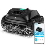 (2025 Upgrade) WYBOT C1 Robotic Pool Vacuum for Inground & Above Ground Pools, 150mins Cordless Pool Cleaner 4-in-1 Wall & Waterline Cleaning Up to 1,614sq.ft, Smart Navigation, App Support