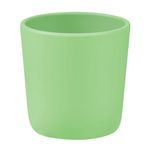 Hopop Silicone Training Cup for Babies & Toddlers | Anti-Slip Baby Drinking Open Cup | Easy to Hold | Multipurpose Cups | BPA Free | Green