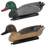 NITEHAWK Floating 14" Male and Female Duck Decoys Hunting Shooting Fake Bird Mallard Drake Hen