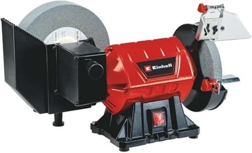 Einhell TC-WD 200/150 Smerigliatrice da banco ad acqua (tensione 220-240 V, potenza 170 W, giri min. secco 2980 acqua 134, mola secco Ø150 x ø32 grana 36, mola acqua Ø200 x ø20 grana 200)