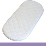 Moses basket mattress, extra thick and comfortable, hypo-allergenic formula. 40 (65 x 35 x 3.5 cm)