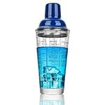 Samuelworld Glass Cocktail Shaker -