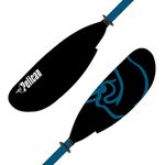 Pelican Vesta Kayak Paddle | Aluminum Shaft with Nylon Reinforced Blades | Lightweight, Adjustable| Perfect for Kayaking , 90.5 inch (230cm) - Premium Quality Material - Black & Blue - PS1969-00