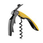 Koala Spain High Tech Two-Stroke Corkscrew, Patented Automatic Tab, Yellow