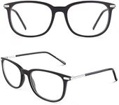 CGID Fake Glasses Clear Lens Non-Prescription Retro Fashion Frame UV400 Protection Men Women CN79