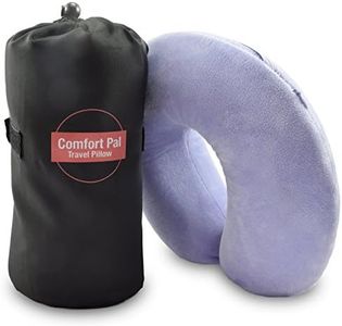 Crafty World Neck Pillow - Adjustable Memory Foam Airplane Pillow - Adults & Kids Travel Pillow for Airplanes & Cars, Neck Pillows for Travel - G1