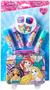 Disney Princess 5-Piece Kids Lip Balm Tin Stocking Stuffer Gift Set