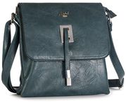 Mabel London - Women’s Cross Body Handbags – Trendy Long Shoulder Strap Messenger Bags in Various Styles - (Design 1 - Stone Blue)