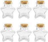 60ml Star Shaped Glass Favor Jars w