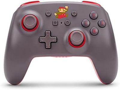 PowerA Wireless Controller for Nintendo Switch - Dungeon Jump Mario, Rechargeable, Bluetooth 5.0, 30 Hours Battery Life