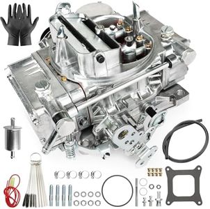Wawews 600 CFM 4 Barrel Carburetor Electric Choke Vacuum Secondary 4150 Model - Aluminum Street Performance Carbs Compatible with Ford Chrysler GM V8 Engines (Part: BR-67270)