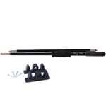 Panther Marine 3005.5280 KPP100B King Pin Anchor Pole-2 Piece, 10' -Black