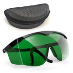 Carlany 2.5mm Thickened Lens Laser Protection IPL Safety Glasses, 200nm-2000nm, Anti Fog UV400 Absorption Filtering Eye Protection Goggles, OD4+ for Tanning Hair Removal Eye Protection Infared LED