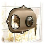 K&H Pet Products EZ Mount Window Bubble Pod Tan 27" x 20" Kitty Sill