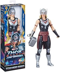 Marvel Avengers Titan Hero Series Mighty Thor Toy, 12 Inch-Scale Thor: Love and Thunder Figure with Accessory, Toys for Kids Ages 4 and Up