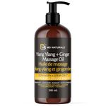 M3 Naturals Massage Oil with Ylang Ylang and Ginger for that Relaxing Spa Feeling