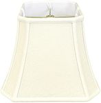 Royal Designs, Inc. Square Cut Corner Bell Lamp Shade, BSO-705-10LNEG, 5 x 10 x 8.75, Linen Eggshell