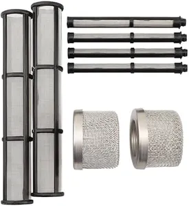 Airless Spray Filter Screen Set 3 Kinds Fit for Graco 695 795 1095 1595 3900 5900 7900 Sprayers Suction Pipe Filter Screen Spray Pump Inner Core Filter Screen Spray Gun Filter Screen Replace 181072