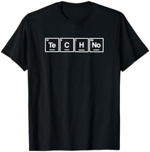 Tabla periódica de química Techno Camiseta