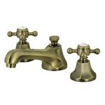 Kingston Brass KS4463BX 8 in. Widespread Bathroom Faucet, Antique Brass