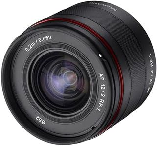 Samyang AF 12mm F2 RF-S Ultra-Wide Angle Prime Lens for Canon RF-S Mount Cameras