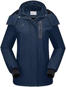 CAMEL CROWN Women's Ski Jacket Waterproof Warm Winter Snow Coat Hooded Mountain Outdoor Windbreaker Windproof Jacket XXXL