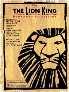 The Lion King - Broadway Selections Songbook (PIANO) (English Edition)