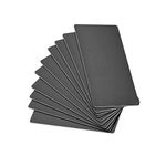 uxcell Blank Metal Card 100x50x1mm Anodized Aluminum Plate for DIY Laser Printing Engraving Black 10 Pcs