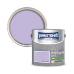 Johnstone's - Wall & Ceiling Paint - Sweet Lavendar - Silk Finish - Emulsion Paint - Fantastic Coverage - Easy to Apply - Dry in 1-2 Hours - 12m2 Coverage per Litre - 2.5L