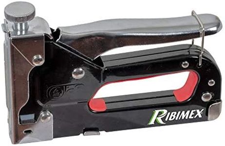 RIBIMEX PRAGRAM - Grapadora manual en set con clavos y grapas