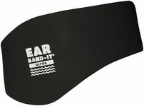 EAR BAND-IT Ultra Swimming Headband - Best Swimmer's Headband - Keep Water Out, Hold Earplugs in - Doctor Recommended - Secure Ear Plugs - Invented by ENT Physician - Large (See Size Chart)