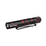 OLIGHT I3T EOS Slim EDC Flashlight, 180 Lumens Tail Switch Tiny Flashlight with Dual Direction Pocket Clip, Powered by AAA Battery, for Dog Walking, Camping, Hiking (Lava)