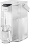 Waterdrop Electric Water Filter Pitcher, Rechargeable 200-GallonWater Dispenser, Instant 15-Cup Countertop System, NSF/ANSI 401&53&42&372, Reduce PFAS, Lead, Chlorine, White, Does not Lower TDS