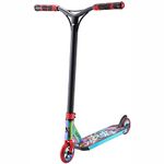 Sacrifice Flyte 115 V2 Stunt Scooter - Perfect Scooter, Tricks Scooter Freestyle Street Scooters, Aluminium Core Wheels ABEC-9 Bearings, Lightweight, Neochrome/Red Graffiti, One Size