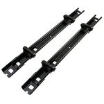 KUAFU Seat Bracket Compatible with 2015-2023 Ford Transit 2 Person Bench Seat Floor Track Bracket Black 2Pcs