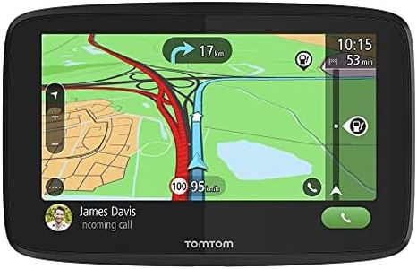 TomTom Navigatore Satellitare per Auto GO Essential 6, Traffico, Tutor e Autovelox di Prova, Mappe Europa, Aggiornamenti Tramite WiFi, Chiamate in Vivavoce, Supporto Reversibile Magnetico, 6 Pollici