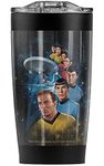 Star Trek Among The Stars Stainless Steel Tumbler 20 oz Coffee Travel Mug/Cup, Vacuum Insulated & Double Wall with Leakproof Sliding Lid | Great for Hot Drinks and Cold Beverages