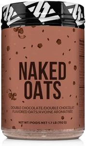 Naked Oats - Overnight Oats, 20g Grass-Fed Protein, Gluten-Free Oatmeal Instant Breakfast or Shake, High Protein Oatmeal, High Fiber Breakfast Shake, Non GMO, No Soy - 12 Servings