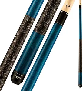 Viking Valhalla 100 Series with Irish Linen Wrap 2 Piece 58” Pool Cue Stick VA113 (19oz, Blue)