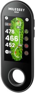 MILESEEY GeneSonic Go Handheld Golf GPS Rangefinder, 43000+ No Subscription Preloaded Courses, Auto Hole Golf Yardage Device, Touchscreen, 10H Battery, Magnetic, Waterproof, Hazard, Green Distances